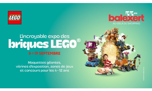 Exposition de briques LEGO® à Balexert