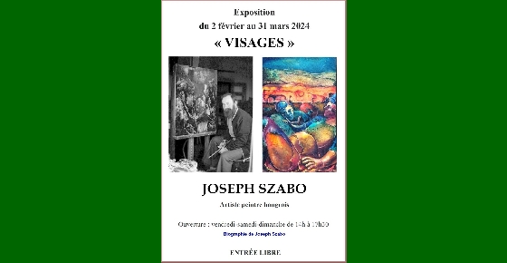 Visages de Joseph SZABO   Artiste peintre hongrois